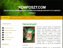 Tablet Screenshot of komposzt.com